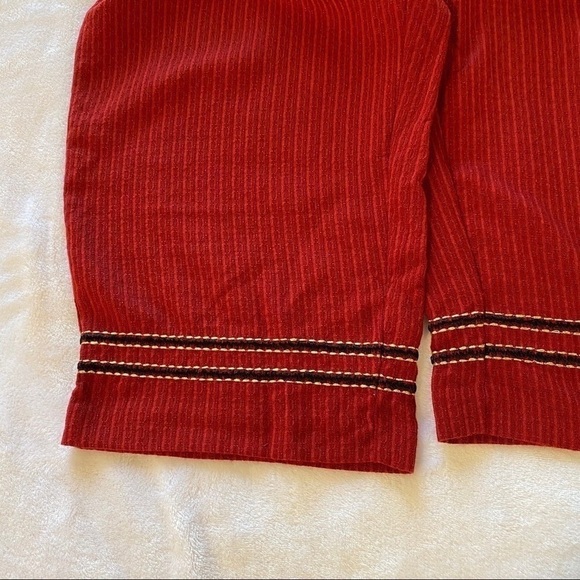 Vintage Napa Valley Cropped Pant Set Red Size S/M - Picture 12 of 16